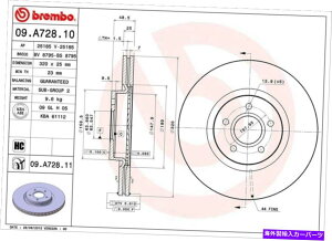 brake disc rotor fBXNu[L[^[-T5tgu{09.A728.11 Disc Brake Rotor-T5 Front Brembo 09.A728.11