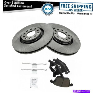 brake disc rotor fBXNu[L[^[Z~bNpbhtgLbg05-09AEfBA4̉wt Disc Brake Rotor & Ceramic Pad Front Kit w/Chemicals for 05-09 Audi A4