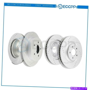 brake disc rotor rCbNNX̃tgуAu[L[^[fBXN2008-2009hXbg Front and Rear Brake Rotors Discs For Buick Lacrosse 2008-2009 Drilled Slotted