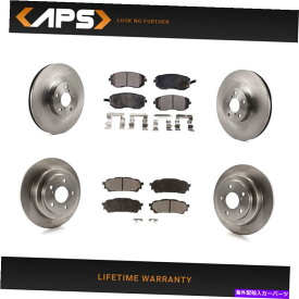 brake disc rotor Saab 9-2x Subaru Forester Impreza用のフロント＆リアセラミックブレーキパッドとローター Front & Rear Ceramic Brake Pads & Rotors for Saab 9-2X Subaru Forester Impreza