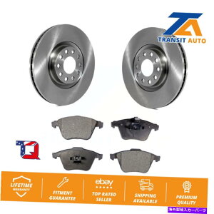 brake disc rotor AEfBA6 quattrop̃tgfBXNu[L[^[Ɣ^pbhLbg Front Disc Brake Rotors And Semi-Metallic Pads Kit For Audi A6 Quattro