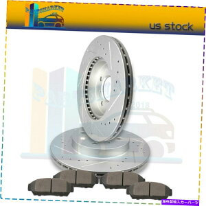 brake disc rotor �t�����g�u���[�L�f�B�X�N���[�^�[�ƃZ���~�b�N�p�b�h�̓A�L�����C���e�O���z���_�V�r�b�N�h�����X���b�g�ɓK�����܂� Front Brake Discs Rotors & Ceramic Pad Fits Acura Integra Honda Civic Dri