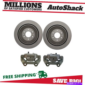 brake disc rotor �V�{���[�̃��A�u���[�L�L�����p�[�����[�^�[�L�b�gTrailblazer GMC Envoy Saab 9-7x 4.2L Rear Brake Calipers & Rotors Kit for Chevy Trailblazer GMC Envoy Saab 9-7x 4.2L�y���s�A���i�z