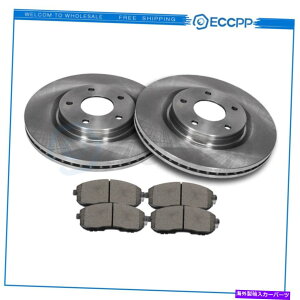 brake disc rotor �N���C�X���[�p�V�t�B�J2004-2006 2007 2008�̃t�����g�Z���~�b�N�u���[�L�p�b�h�ƃ��[�^�[ Front Ceramic Brake Pads And Rotors For Chrysler Pacifica 2004-2006 2007 2008�y���s�A���i�z