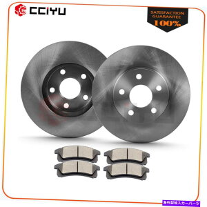 brake disc rotor 12-18tH[htH[JX12-13{{C30p̃tg\bhu[L[^[ƃZ~bNpbh Front Solid Brake Rotors & Ceramic Pads For 12-18 Ford Focus 12-13 Volvo C30