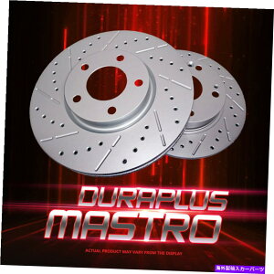 brake disc rotor [tghƃXbgu[L[^[Z~bNpbh]tBbg05-07tH[hGXP[v4zC[fBXN [Front Drill&Slot Brake Rotors Ceramic Pads] Fit 05-07 Ford Escape 4 Wheel Disc