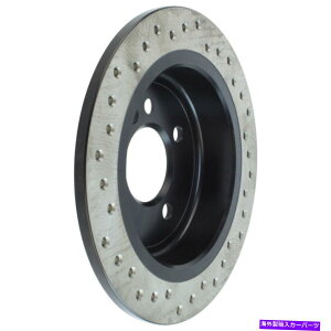 brake disc rotor �f�B�X�N�u���[�L���[�^�[�X�|�[�c�N���X�h�����h���A���X�g�b�v�e�b�N�t�B�b�g02-06�~�j�N�[�p�[ Disc Brake Rotor-Sport Cross-Drilled Rear Left Stoptech fits 02-06 Mini Cooper