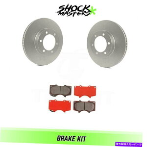brake disc rotor 2003N2005ÑtgZ~^bNu[LpbhƃR[eBOꂽ[^[Lbg4Runner Front Semi Metalic Brake Pads & Coated Rotor Kit for 2003-2005 4Runner