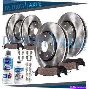 brake disc rotor 1999�N����2005�N�̃I�[���Y�A�����|���e�B�A�b�N�O�����h�A���̃t�����g���A�u���[�L���[�^�[�Z���~�b�N�p�b�h Front Rear Brake Rotors Ceramic Pads for 1999 - 2005 Olds Alero Pontiac Grand AM