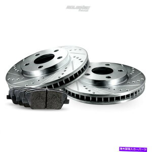 brake disc rotor 300p̃ANXhXbgXbgu[L[^[fBXNƃZ~bNpbhA[d Rear Cross-Drilled Slotted Brake Rotors Disc and Ceramic Pads For 300,Charger