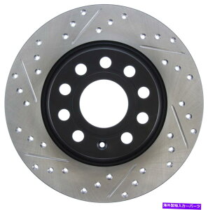 brake disc rotor STOPTECH 127.33099R SELECT SPORT SPORT Cross-drilled and Slotted Disc Brake Rotor StopTech 127.33099R Select Sport Cross-Drilled And Slotted Disc Brake Rotor