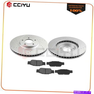 brake disc rotor 08-12�̃C���t�B�j�e�BEX35 3.5L 06-10 M45 4.5L�t�����g�u���[�L���[�^�[ +�Z���~�b�N�p�b�h For 08-12 Infiniti EX35 3.5L 06-10 M45 4.5L Front Brake Rotors + Ceramic Pads�y���s�A���i�z
