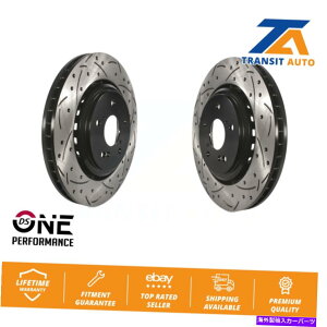 brake disc rotor Acura MDX TLXp̃tgR[eBOhhbNfBXNu[L[^[yA Front Coated Drilled Slotted Disc Brake Rotors Pair For Acura MDX TLX