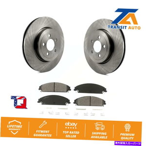 brake disc rotor hbW[dNCX[300}Oip̃tgu[L[^[ƃZ~^pbhLbg Front Brake Rotors & Semi-Metallic Pad Kit For Dodge Charger Chrysler 300 Magnum