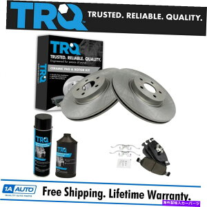 brake disc rotor TRQtgZ~bNfBXNu[Lpbh[^[Lbgw/ford Escape AWDpw TRQ Front Ceramic Disc Brake Pad & Rotor Kit w/Chemicals for Ford Escape AWD