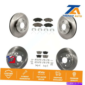 brake disc rotor 2013-2015 Acura ILX 1.5L̃tgAfBXNu[L[^[ƃZ~bNpbhLbg Front Rear Disc Brake Rotors And Ceramic Pads Kit For 2013-2015 Acura ILX 1.5L