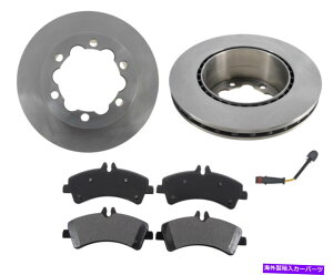 brake disc rotor ���A�u���[�L���[�^�[���p�b�h�t�B�b�g10-17�����Z�f�X�x���c�X�v�����^�[3500�f���A�����A�z�C�[��AP Rear Brake Rotor & Pad Fits 10-17 Mercedes Benz Sprinter 3500 DUAL Rear Wheel AP�y���s�A���i�z