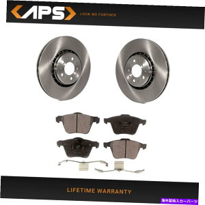 brake disc rotor 2003-2014�̃t�����g���[�^�[���Z���~�b�N�u���[�L�p�b�h�L�b�g�{���{XC90 336mm DIA Front Rotor & Ceramic Brake Pads Kit For 2003-2014 Volvo XC90 336mm Dia�y���s�A���i�z