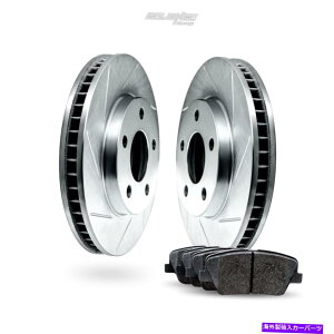 brake disc rotor c/vp̃tgXbgtu[L[^[fBXNƃZ~bNpbhAOhLo Front Slotted Brake Rotors Disc and Ceramic Pads For C/V,Grand Caravan