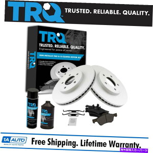 brake disc rotor TRQメタリックブレーキパッド&コーティングされたローターフロントキットw/Ford Escape Tribute TRQ Metallic Brake Pad & Coated Rotor Front Kit w/Fluids for Ford Escape Tribute