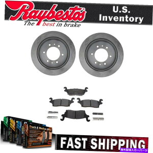 brake disc rotor 2009N2010Ñn}[H3T̃ALbgu[L[^[Z~bNu[Lpbhƃn[hEFA Rear Kit Brake Rotors Ceramic Brake Pads and Hardware For 2009-2010 Hummer H3T