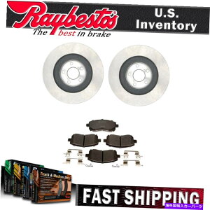 brake disc rotor tgLbgu[L[^[2002NXoCvbT̃Z~bNu[Lpbhƃn[hEFA Front Kit Brake Rotors Ceramic Brake Pads and Hardware For 2002 Subaru Impreza