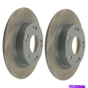 brake disc rotor Acura Ilx Honda Civicp2̃AfBXNu[L[^[̖{OEMyAZbg Genuine OEM Pair Set of 2 Rear Disc Brake Rotors For Acura ILX Honda Civic