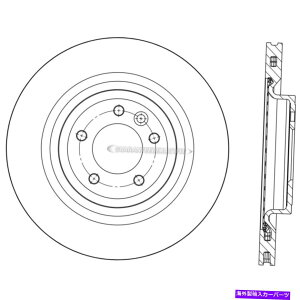 brake disc rotor �����h���[�o�[�����W���[�o�[�X�|�[�c2014-2018�Z���g���b�N���A�u���[�L���[�^�[�f�B�X�NDAC�p For Land Rover Range Rover Sport 2014-2018 Centric Rear Brake Rotor Disc DAC�y���s�A���i�z