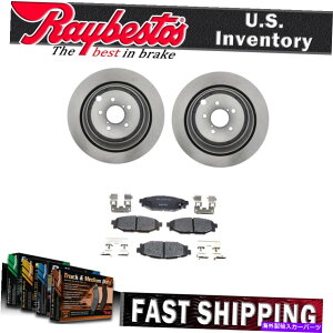 brake disc rotor 2013ÑXoAEgobNp̃ALbgu[L[^[Z~bNu[Lpbhƃn[hEFA Rear Kit Brake Rotors Ceramic Brake Pads and Hardware For 2013 Subaru Outback