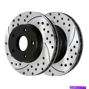brake disc rotor 2005-2009 2010 2012 2012 Ford Escape Front Drilled Slotted BrakeRotorペア For 2005-2009 2010 2011 2012 Ford Escape Front Drilled Slotted Brake Rotor Pair