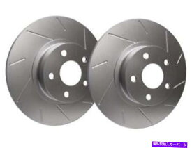 brake disc rotor SPパフォーマンスシルバーZRC 256.6mm 1997-98日産240SXのスロットスロットブレーキローター SP Performance Silver ZRC 256.6mm Slotted Brake Rotors for 1997-98 Nissan 240SX