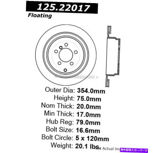 brake disc rotor �����h���[�o�[�����W���[�o�[�X�|�[�c2006-2012�������A�u���[�L���[�^�[�f�B�X�NDAC�p For Land Rover Range Rover Sport 2006-2012 Centric Rear Brake Rotor Disc DAC�y���s�A���i�z
