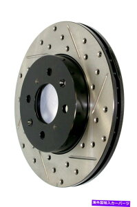 brake disc rotor STOPTECH 127.35149L SELECT SPORT SPORT Cross-drilled and Slotted Disc Brake Rotor StopTech 127.35149L Select Sport Cross-Drilled And Slotted Disc Brake Rotor