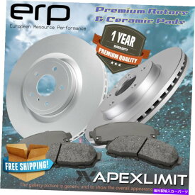 brake disc rotor 2006年のベンツSLK350のリアプレミアムローターとセラミックパッド REAR Premium Rotors & Ceramic Pads for 2006 Benz SLK350