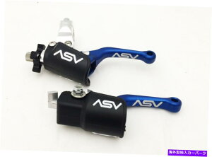 clutch kit ASV C6V[eBu[yApbNUnbreakable܂肽݃u[L +Nb`o[LbgDRZ ASV C6 Shorty Blue Pair Pack Unbreakable Folding Brake + Clutch Levers Kit DRZ