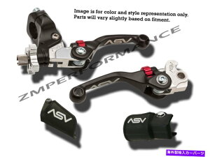 clutch kit }nYFZ 450 03-06 F4V[eB[ASVNb`ƃu[Lo[ubNLbg YAMAHA YFZ 450 03 - 06 F4 SHORTY ASV CLUTCH AND BRAKE LEVERS BLACK KIT