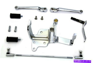 clutch kit V�c�C���ɂ��n�[���[�f�r�b�h�\���p�V�t�^�[�R���g���[���L�b�g�N���� Shifter Control Kit Chrome for Harley Davidson by V-Twin