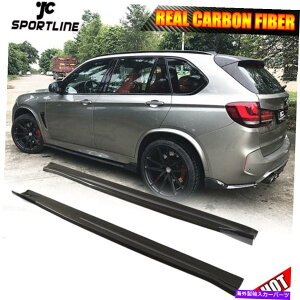 CO GAp[c BMW F86 X6M F85 X5M 2014-2018J[{t@Co[TChXJ[gGNXeVbv{fB{fB Fits BMW F86 X6M F85 X5M 2014-2018 Carbon Fiber Side Skirt Extension Lip Body