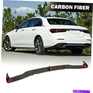 CO GAp[c Benz W213 E350 E450 20-21p̃J[{t@Co[Aop[bvfBt[U[l^o Carbon Fiber Rear Bumper Lip Diffuser Spoiler for Benz W213 E300 E350 E450 20-21