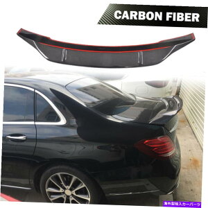 CO GAp[c xcɓKJ[{AgNX|C[EBOW213 E200 E300 E63 E64Z_2016-19 Carbon Rear Trunk Spoiler Wing Fit for Benz W213 E200 E300 E63 E64 Sedan 2016-19