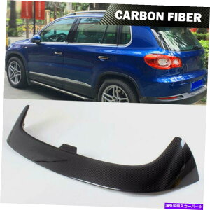 CO GAp[c J[{t@Co[A[tl^ogNbvEBOtHNXSVWeBOA13-16 Carbon Fiber Rear Roof Spoiler Trunk Lip Wing Fit for Volkswagon VW Tiguan 13-16