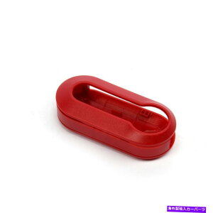 �C�O�� �G�A���p�[�c �t�B�A�b�g500�L�[���X�J�o�[���b�h�t���b�v�����[�g�L�[�����V�F���J�o�[ For Fiat 500 Keyless Cover Red Flip Remote Key Replacement Shell Cover