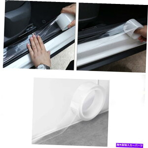 �C�O�� �G�A���p�[�c �N���A�J�[�h�A�o���p�[�t�[�h�G�b�W�K�[�h�v���e�N�^�[�r�j�[���t�B�����A���`�X�N���b�`�X�e�b�J�[ Clear Car Door Bumper Hood Edge Guard Protector Vinyl Film Anti Scratch Sticker