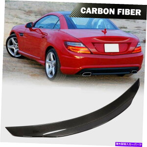CO GAp[c Benz R172 SLK200 SLK350 SLC43 SLK55AMGɃtBbgJ[{AgNX|C[EBOEBO Carbon Rear Trunk Spoiler Wing Fit For Benz R172 SLK200 SLK350 SLC43 SLK55AMG