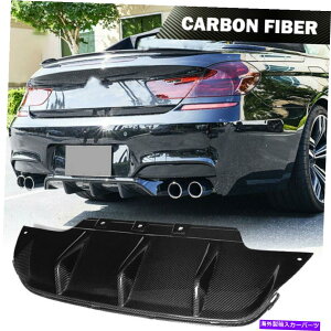 �C�O�� �G�A���p�[�c BMW F06 F12 F13 M6 2DOOR 12-17�J�[�{���t�@�C�o�[���A�o���p�[�f�B�t���[�U�[���b�v�X�|�C���[ Fit BMW F06 F12 F13 M6 2Door 12-17 Carbon Fiber Rear Bumper Diffuser Lip Spoiler�y���s�A���i�z