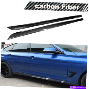CO GAp[c BMW F34 3V[Y328i 335i GT MSPORT 2013UPp̃J[{t@Co[TChXJ[g̃l^o Carbon Fiber Side Skirts Spoiler For BMW F34 3-Series 328i 335i GT MSport 2013UP