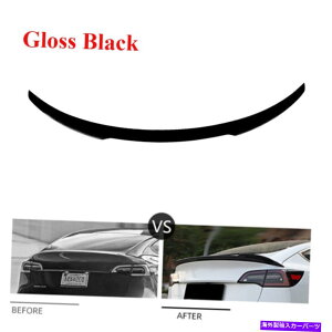 CO GAp[c eXfY 2020UPAgNX|C[e[u[ĉ鍕 Fit For Tesla Model Y 2020UP Rear Trunk Spoiler Tail Boot Wing Glossy Black ABS