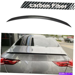 CO GAp[c Benz CLA250 CLA35 CLA45 AMG SEDAN 2020ɃtBbgJ[{t@Co[AX|C[EBO Carbon Fiber Rear Spoiler Wing Fit For Benz CLA250 CLA35 CLA45 AMG Sedan 2020
