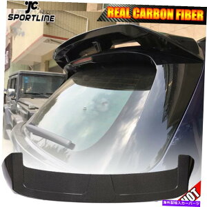 �C�O�� �G�A���p�[�c BMW X7 G07 SPORT UTILITY 19UP�ɓK���Ă��郊�A���[�t�l�^�o���E�B���h�E�J�[�{���t�@�C�o�[�t�B�b�g Rear Roof Spoiler Window Wing Carbon Fiber Fit For BMW X7 G07 Sport Utility 19UP�y���s�A���i