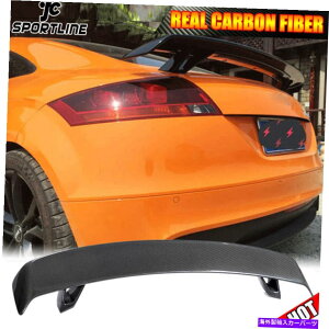 CO GAp[c J[{t@Co[AgNbvX|C[EBOAEfBA5 A6 A7 S7 TT MK2 8J TTSɃtBbg Carbon Fiber Rear Trunk Lip Spoiler Wing Fit For Audi A5 A6 A7 S7 TT MK2 8J TTS